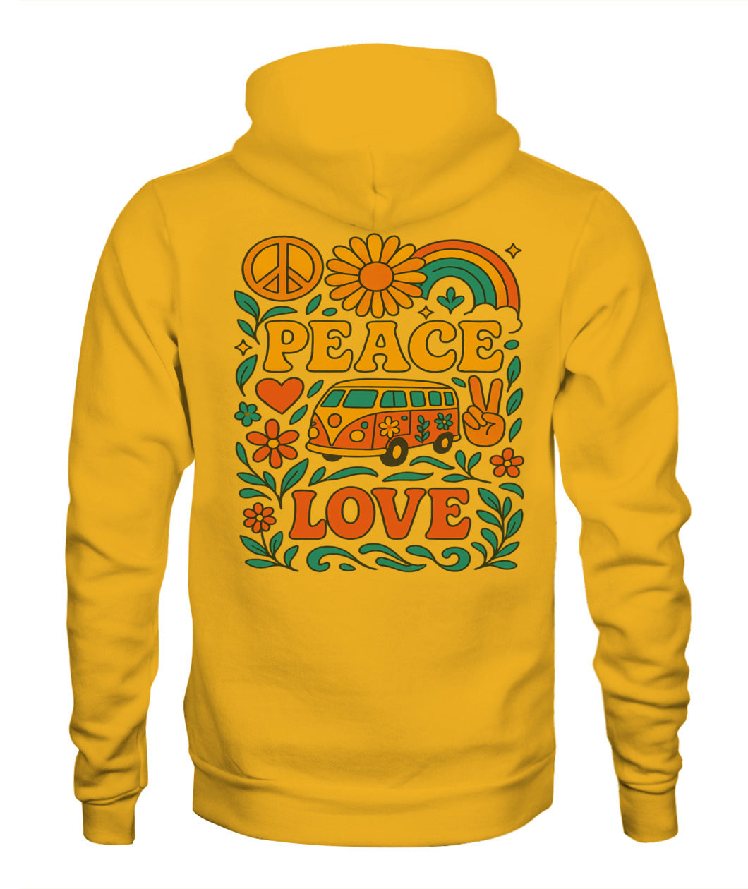 Peace and love unisex Hoddie