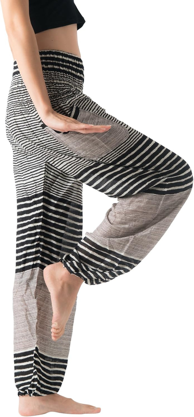 Harem Pants Women Yoga Boho Clothes with Pockets