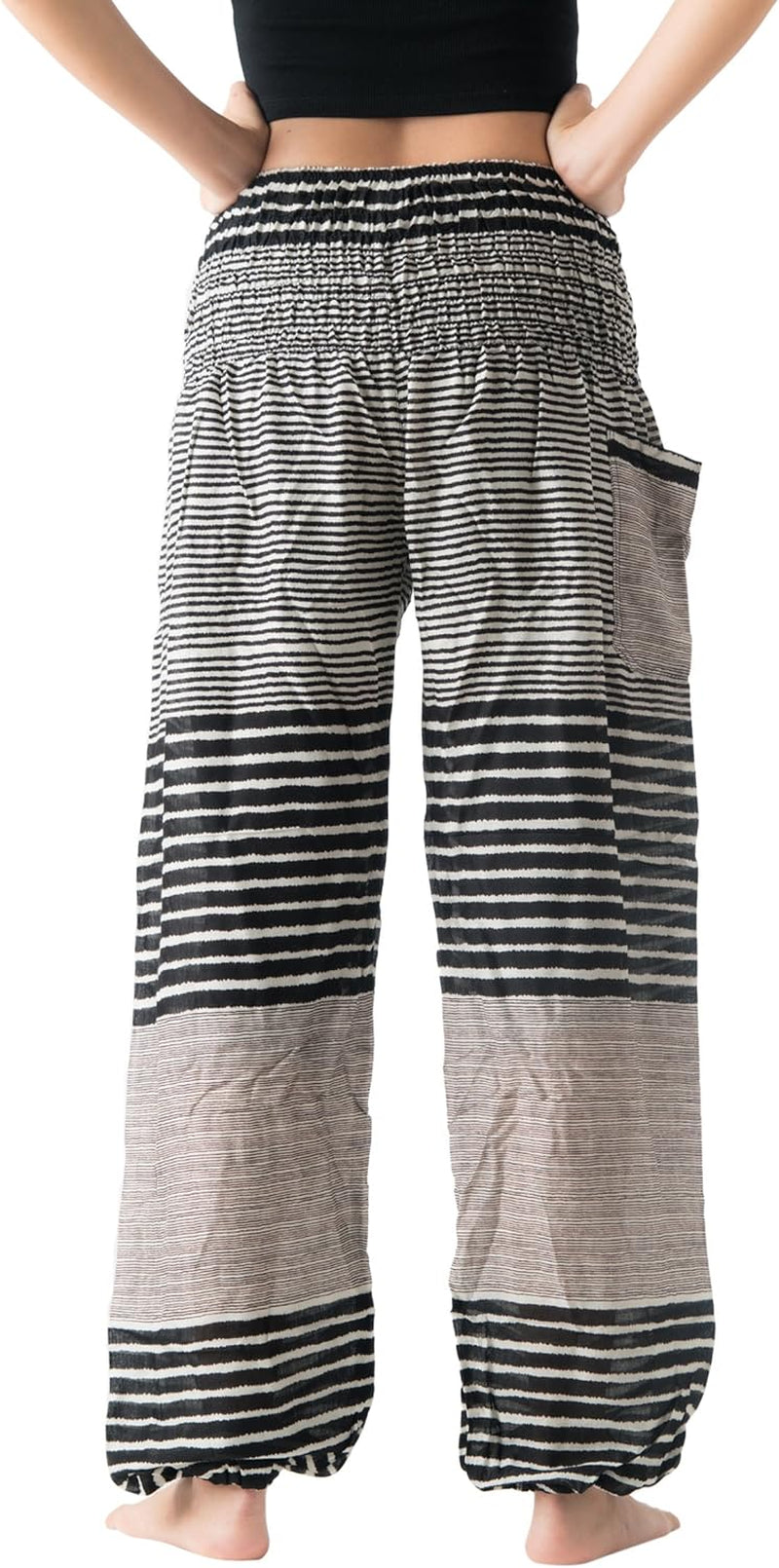 Harem Pants Women Yoga Boho Clothes with Pockets