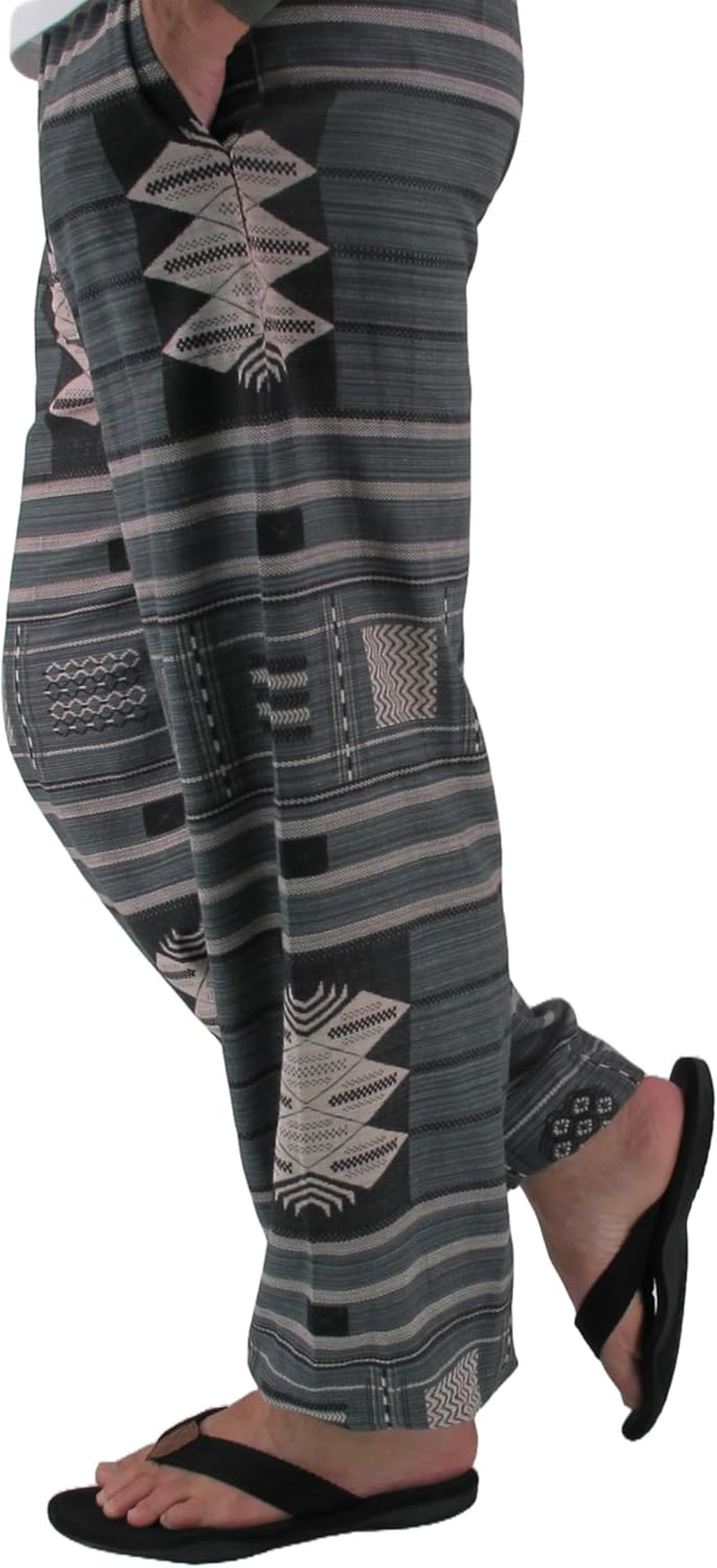 Baggy Pants Men'S One Size Printed 100% Cotton Harem Pants Hippie Boho