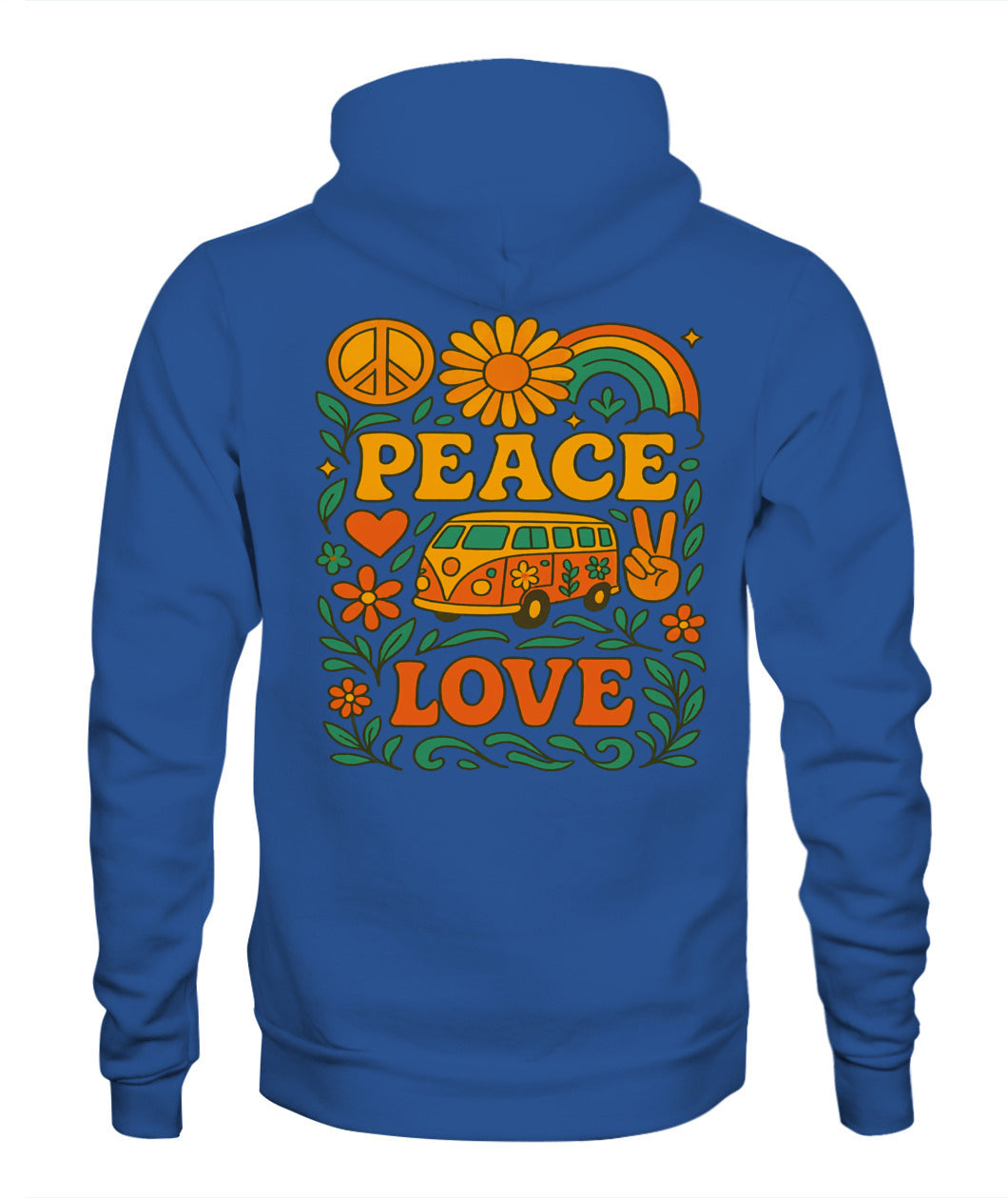 Peace and love unisex Hoddie