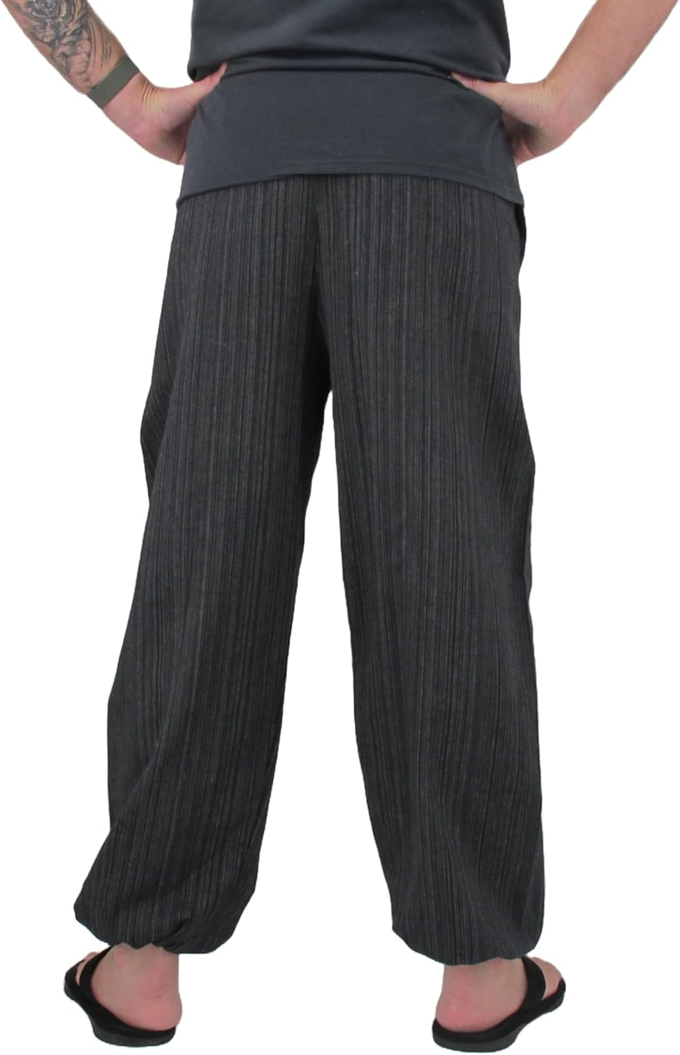 Baggy Pants Men'S One Size Cotton Harem Pants Hippie Boho Trousers