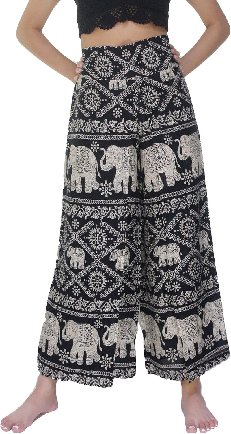 Women'S Hippie Palazzo Pants Boho Clothing